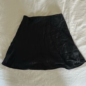 Quince Silk Mini Skirt